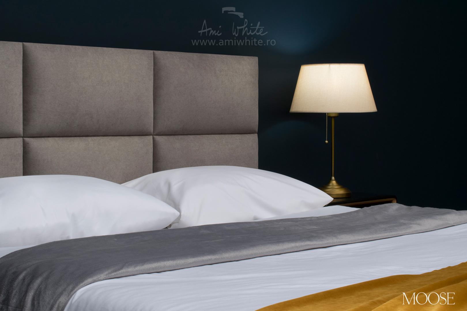 Pat tapițat BoxSpring MOSSE 